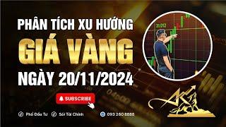 Phân tích xu hướng giá vàng ngày 20/11/2024 #xuhuonggiavang #giavanghomnay #dubaogiavang