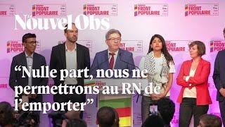 Jean-Luc Mélenchon réagit aux résultats du premier tour des élections législatives 2024