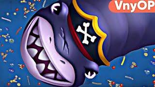 WORMSZONE.IO | GIANT SLITHER SNAKE TOP01 / Epic Worms Zone Rắn Săn Mồi Best Gameplay!  #123 VnyOP