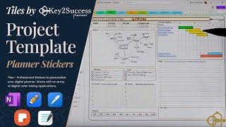 Project Template Stickers for OneNote and GoodNotes | Tiles By Key2Success