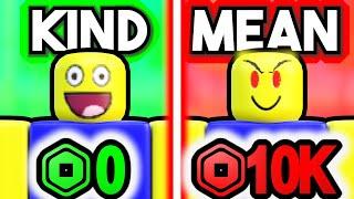 KIND vs MEAN (Pls Donate - Roblox)