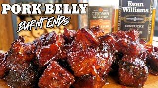 Pork Belly Burnt Ends | Maple Bourbon Sauce | Pork Belly Recipes