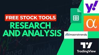 FREE Stock Research and Analysis | Best Websites and Tools!!