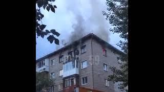 В Перми произошел пожар на улице Одоевского