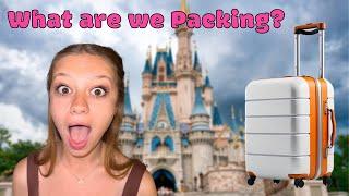 What's in my Suitcase for Walt Disney World?