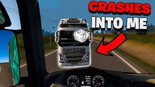 IDIOTS in Trucks #7 | Funny Moments & Trollers - ETS2MP