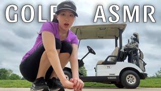 GOLF ASMR ️ lofi golf sounds!! in public 