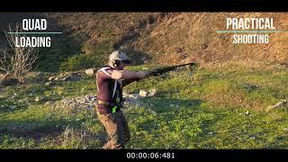 Qoad Load Shotgun. Պրակտիկ հրաձգություն։ Զենքի արագ լիցքավորում։