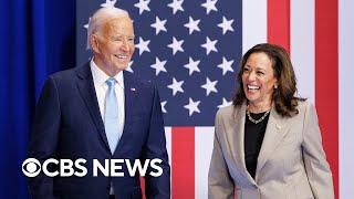 Biden, Kamala Harris make first joint appearance since Harris secured nomination | full video