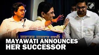 BSP chief Mayawati announces her nephew Akash Anand as her successor