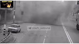  Russia used a cluster munition to strike down a building in Kharkiv City, Ukraine #invaders