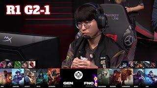 GEN vs FNC - Game 1 | Round 1 LoL MSI 2024 Main Stage | Gen.G vs Fnatic G1 full game