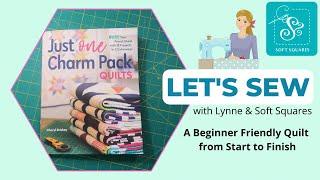 Let's work on a beginner friendly quilt that uses just one charm pack. Easy and simple. Pattern link