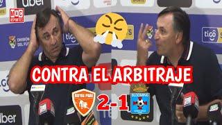 Post partido: Carlos Bustos mostró su molestia con el arbitraje | Mac Deportes