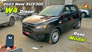 New XUV300 W4 Diesel 2023 ️ 2023 xuv300 Diesel Base Modal !!!