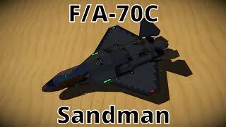 Space Engineers - F/A-70C Sandman Stealth Fighter (WORKSHOP RELEASE)