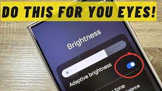 How to Enable / Disable ADAPTIVE BRIGHTNESS on Samsung Galaxy S24