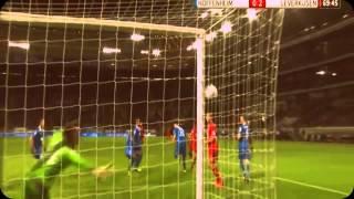 Fake goal Stefan Kießling Bayer Leverkusen) v Hoffe