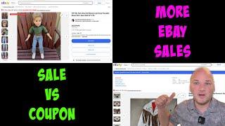 Ebay Sale vs Coupon, which makes more money?