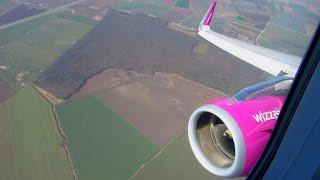 ROARING TAKEOFF! Wizzair A321 Onboard Takeoff from Bucharest Otopeni Airport [Full HD]