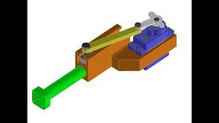 Linear motion animation with MG90s servo.