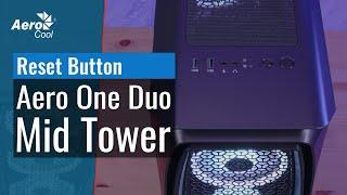 AeroCool Aero One Duo Mid Tower Case - How to Control the RGB Lighting with the PC Reset Button