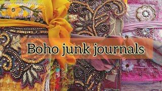 boho junk journals | flip through | bohoneeds