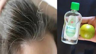 Gray hair becomes black hair naturally in just 1 hour! tested and effective 