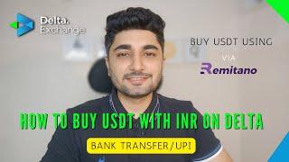 How To Buy USDT With INR on Delta Exchange Via Remitano