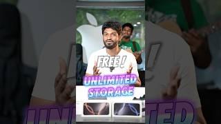 Free eh iphone la unlimited storage kondu varalaam . Vaanga eppadi nu soldren . #trending #tamil