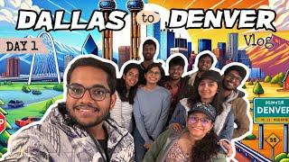 Let’s go DENVER ! ️️ | DFW to DEN ️ Vlog#1 తెలుగు