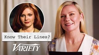 Does Kirsten Dunst Know Lines From Her Most Famous Movies?