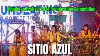 SITIO AZUL MINULUAN FESTIVAL 2024 DRUMBEATING COMPETITION