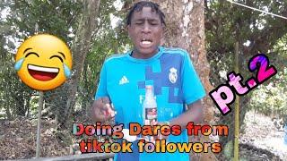 Doing Dares From Tiktok Followers Pt.2 