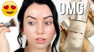 BEST NEW DRUGSTORE FOUNDATION?! Kokie Full Coverage Matte Foundation Review & Demo