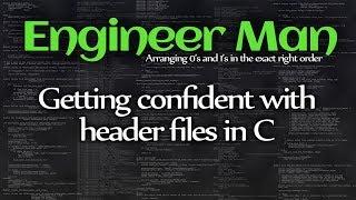 Getting confident with header files in C