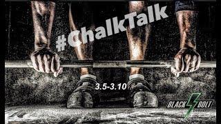 Weekly #ChalkTalk (3.5-3.10)