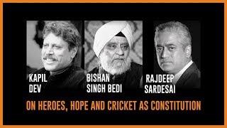 Bishan Singh Bedi , Kapil Dev, & Rajdeep Sardesai @Algebra