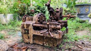 Restoration pipe threading machine | Restoring old machine