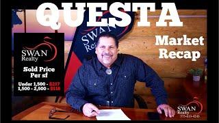 Questa NM, Year End Home and Land Value Recap. Swan Realty 575-613-4243. #questanm #realestate