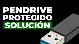 Como QUITAR la Protección Contra Escritura de un USB