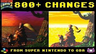 Donkey Kong Country 2 Comparison: 800+ Changes from SNES to GBA (GBA's 20th Anniversary special).