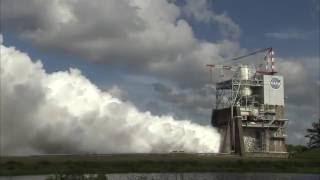 RS-25 Rocket Engine Test Firing