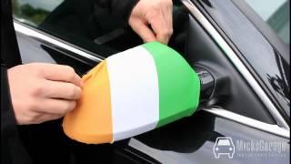 Euro 2016 Ireland Wing Mirror Flags From MicksGarage.com