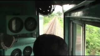 WDM2 Loco Ride - Sharavati Exp. (Aug. 1, 2007)