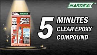 HARDEX 5 Minutes Clear Epoxy Compound - HE-205