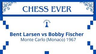 Bent Larsen vs Bobby Fischer. Monte Carlo (Monaco) 1967.