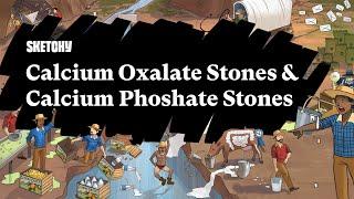 Calcium Oxalate and Phosphate Stones (Part 1) | Sketchy Medical  | USMLE Step 1