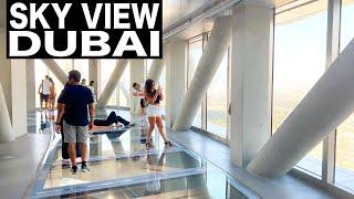 SKY VIEW DUBAI OBSERVATORY & Dubai Fountain | 4K | Dubai Tourist Attraction