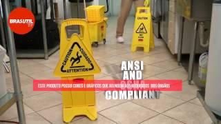 Placas de sinalização Rubbermaid, Placa Sinalizadora. Brasutil